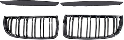 2 replacement rooms for shiny black front bumper racing for BMW E90 4 doors 2005-2008.. Order today, receive this week — shopping with DIAYTAR Nigeria is that simple.
