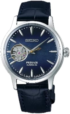 PRESAGE analog watch with leather bracelet and blue dial for women.. Great finds. Great prices. Fast shipping. That’s DIAYTAR Nigeria.