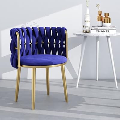 Modern maple velvet chairs for interior decoration, for dining room, living room and entertainment with gilded metal feet (blue).. Shop with purpose at DIAYTAR NIGERIA, where your money goes further and delivery is always prompt.