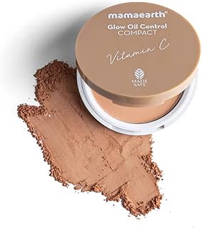 Mamaearth Glow Oil Control Powder Compact SPF 30 with Vitamin C and Turmeric for an instant brightness 2x - 9 g (Ivory Glow).. DIAYTAR NIGERIA delivers affordability and convenience with every purchase, shipped within the week.