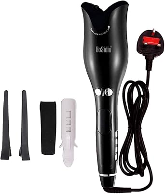 Professional curling iron automatic rotary in 1 inch ceramic (black).. DIAYTAR NIGERIA: Redefining e-commerce with affordable prices and reliable nationwide shipping.