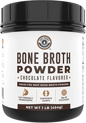 Powder of bone broth protein, chocolate flavor, 16 oz, federal nutrition advice nourished with grass - GMO without danger for ribs, protein powder without dairy products, performance of the left coast.. DIAYTAR NIGERIA connects desire with fulfillment through our affordable e-commerce platform.