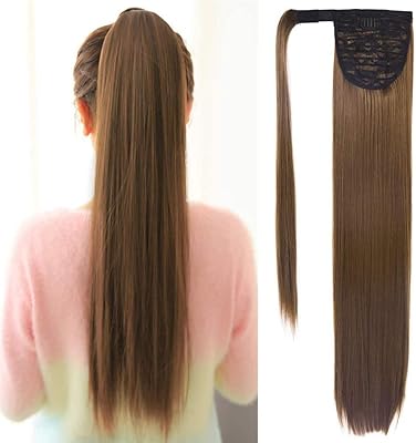 Castoyve ponytail hair extension with long and steep enveloping hair, 24 inch synthetic fiber (light light brown).. DIAYTAR NIGERIA: Where shopping is easy, prices are low, and delivery is just days away.