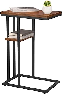 C Upide Table in the shape of a C, auxiliary table for sofa bed, small auxiliary table for small spaces, living room, bedroom, rustic snack table.. DIAYTAR NIGERIA transforms dreams into deliveries with our affordable prices and reliable shipping.