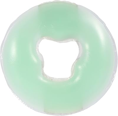 U -shaped massage pillow, essential gel pillow for facial relaxation, body massage, cradle pillow for health care, green, soft face relaxation pillow (light green).. DIAYTAR NIGERIA: Where value shopping meets reliable 5-8 day delivery across the nation.