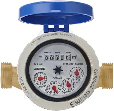 Biellatm HD analog water meter, intelligent water flow meter for interior and outdoor garden, made in the EU (DN15-1/2 ")).. Forget the long lines — DIAYTAR Nigeria is always open for shopping.