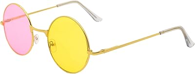 ASVP Shop Round Glasses Spamton Rose and Yellow Deltaron Cosplay Halloween Glasses.. DIAYTAR NIGERIA: Where every shopping need is met with affordable prices and reliable 5-8 day delivery.