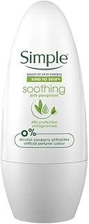 Simple deodorant Roll-on soothing without perfume for women, 50 ml.. Transform your online shopping experience with DIAYTAR NIGERIA's affordable and diverse marketplace.