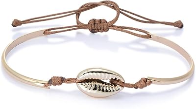 Bohemian bracelets in the shape of gold and silver shell for men and women, trendy rope jewelry and pearl chain, gift for friends.. Reliable delivery, all over Nigeria — that’s DIAYTAR Nigeria promise.