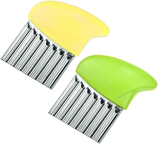 FALLEX PRISHER FOR MULTIFUNCTIONAL STAY MULTIFUL STEEL, ASUILIARY TOOL to chop fruits and fries, without danger for the kitchen (yellow and 2 -room green).. No hidden costs, no long delays — just DIAYTAR Nigeria convenience.