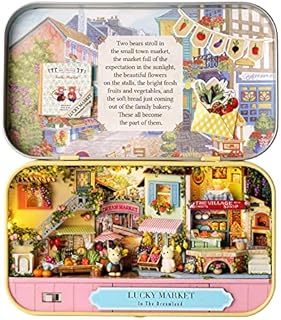Miniature furniture of cute bee -bee theater doll, DIY 1:24 for children (Lucky Market) doll kit (Lucky Market).. Say goodbye to limited options and long shipping times. DIAYTAR Nigeria delivers variety, quality, and affordability straight to your door.