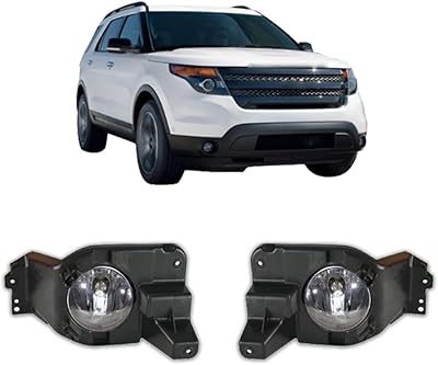Nursery concept for Ford Explorer 2011-2015, left and right side fog lights (with halogen headlights).. DIAYTAR NIGERIA delivers value, variety, and convenience with our nationwide 5-8 day shipping.