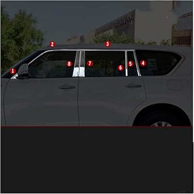 YHFHAOP FIRCH FROM MARKET FIRST BAR Window of window Style Decorative Car Compatible with Nissan Patrol Y62 2016 2018 2018 2019 HNYHF (Color name: 3).. Nigeria's most loved e-commerce platform delivers affordable shopping solutions to your doorstep.