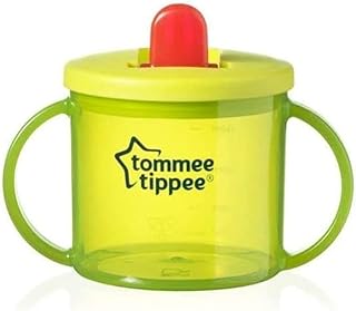 Tommee Tippee Essential First Baby Cup in matching colors, pack of 1.. DIAYTAR NIGERIA revolutionizes online retail with our vast selection and cost-effective delivery options.