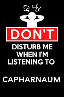 Don't bother me when I listen to Capernaum: composition booklet.. Find everything you need at prices you'll love with DIAYTAR NIGERIA's comprehensive e-commerce platform.
