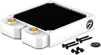 Simmer Primo Chill Eximosx 140 mm radiator - White cyan.. DIAYTAR NIGERIA revolutionizes online shopping with competitive prices and reliable 5-8 day delivery.