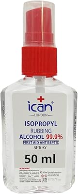 Ikan London Isopropyl alcohol 99.9% disinfectant and disinfectant first aid 50 ml *Travel format *.. DIAYTAR NIGERIA revolutionizes online retail with our extensive selection and dependable shipping service.
