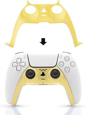 PS5 controller, PS5 accessories, PS5 accessories, decorations for ps5 dualsense controller - light yellow.. Shop with confidence at DIAYTAR NIGERIA, Nigeria's premier affordable e-commerce platform.