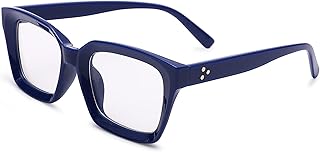 Retro glasses with transparent glasses x-Spring, glasses with a thick square frame without prescription, classic square glasses in fashion for women and men.. DIAYTAR NIGERIA: Where every shopping need is met with affordable prices and timely delivery.