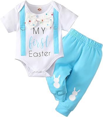 Easter costume for baby boy - Short -sleeved... DIAYTAR NIGERIA revolutionizes online shopping with competitive prices and reliable 5-8 day delivery.