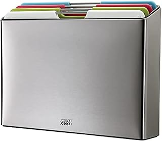 Set of steel cutting plates Joseph Folio - 4 pieces, stainless steel, multicolored, large.. Shop from Nigeria's largest product selection at DIAYTAR, with budget-friendly prices and swift delivery.