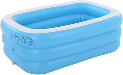 Inflatable bathtub for adults, elegant design for home, comfortable and foldable bathtub, double inflatable design, blue color to relieve stress.. DIAYTAR NIGERIA makes luxury accessible with our affordable prices and dependable delivery service.