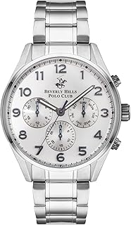 Watch with multifunction dial in stainless steel for men beverly hills polo club - BP3281x.330, silver.. Affordable convenience is here — shop DIAYTAR Nigeria today.