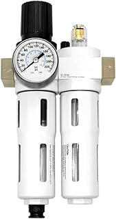 Beiduan 3/8 "NPT (0-230 psi) Kit compressed air filter regulator, air compressor filter and water/oil trap separator with storage, manual emptying.. DIAYTAR NIGERIA: Where every shopping need is met with affordable prices and timely delivery.