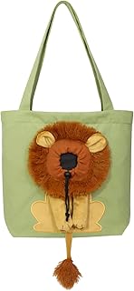 Canvas shoulder bag for pets, cute shoulder bag in the shape of a lion, shoulder bag for pets for cats, small pet bag for small dogs, cats and pet supplies.. You deserve better shopping — choose DIAYTAR Nigeria today.