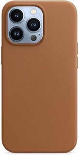 Margoun leather cover designed for iPhone 13 Pro, compatible with 6.7 -inch Magsafe Antichoc (iPhone 13 Pro, Orange).. DIAYTAR NIGERIA connects desires with reality through affordable prices and reliable delivery service.