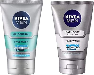 Nivea Face Wash Oil Control Oil Control Elimination of Brown spots Pack of 2 facial cleaners (100 ml).. Experience the convenience of boundless shopping with DIAYTAR NIGERIA's affordable platform and quick shipping.