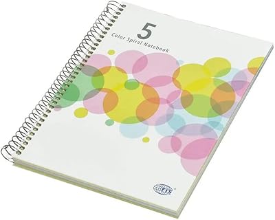 FIS FSNBSB51005C Rigid 5 -color rigid coverage notebook, 100 sheets, B5 format.. DIAYTAR NIGERIA brings the market to your screen with thousands of affordable products delivered to your door.