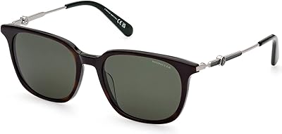 Moncler ML 0225 -F 52R Glossy Havana Dark Glossy Glossy Glasses/Polarized, Glossy Bilayer dark green Havana/SM polarized, Glossy Bilayer Dark Havana/Polarized SM.. DIAYTAR NIGERIA: Where shopping is easy, prices are low, and delivery is just days away.