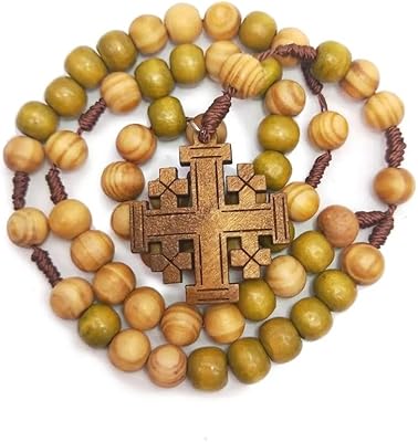 Rosary entirely handmade in natural wood and contains 59 beds, 30, in wood.. No delays, no drama — just fast, affordable shopping with DIAYTAR Nigeria.