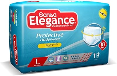 Sanita Elegance incontinence layers for unisex adults size L (80-105 cm).. Looking for a deal? DIAYTAR Nigeria has thousands waiting for you.