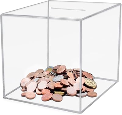 Square Acrylic Plowing Walking out for adults, Silver Silver Economy in Acrylic 6 "x 6" x 6 ", transparent.. Transform your online shopping experience with DIAYTAR NIGERIA's affordable and diverse marketplace.