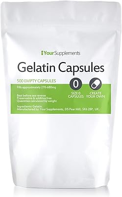 Food supplements - Empty gelatin capsules Size 0 (500 parts).. Your digital shopping companion, DIAYTAR NIGERIA offers unmatched value with nationwide shipping.