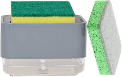 Shaya soap pump distributor and kitchen sink, soap dispenser for 11 Oz (gray) 2 multi-purpose dishwasher (gray).. DIAYTAR Nigeria: Where affordability meets fast and reliable e-commerce service.