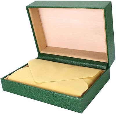 Tenggo Green Flip watch box Luxury Wood Watch Box for Rolex Cellini Moonphase (non -original).. Shop with confidence at DIAYTAR NIGERIA, where affordability meets reliability in less than 8 days.
