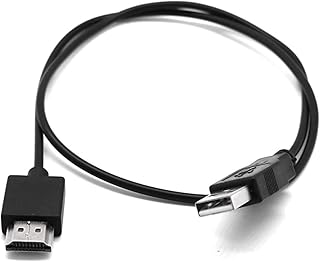 USB to HDMI cable, USB 2.0 male charger cord to HDMI male for HD TV, PlayStation 3, satellite housing, Blu-ray player, etc. (1.5 feet).. DIAYTAR NIGERIA: Where shopping meets satisfaction with affordable prices and prompt delivery services.