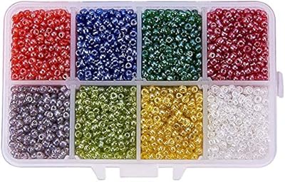 Godinon 4200 pieces of round glass spacing for the manufacture of earrings, colorful shapes, DIY acrylic pearls in a box, crafts of necklaces and pearl bracelets for children.. Discover endless shopping possibilities at DIAYTAR NIGERIA, with budget-friendly prices and reliable delivery.