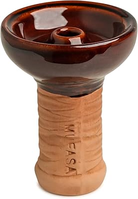 Luxury hookah bowl in clay - is suitable for all hookah sizes - brown - beige.. DIAYTAR NIGERIA: Your partner in affordable online shopping with dependable delivery within 8 days.