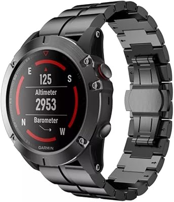 Light light steel strip Dado Quick Fit 26 mm For Garmin Fenix ​​5x/Fenix ​​5x Plus/Fenix ​​6x 6x 6x Pro/Fenix ​​3/Fenix ​​3 HR/Descent MK1/D2, for every day.. Your budget-friendly online marketplace, DIAYTAR NIGERIA delivers a world of products in just 5-8 days.