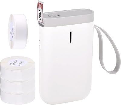 Ekam labels printer, portable thermal labels printer, name and price labels printer, Bluetooth pocket printer, wireless connection with application, 4 rollers of thermal paper (white).. DIAYTAR NIGERIA makes quality accessible to all with our affordable prices and quick delivery service.
