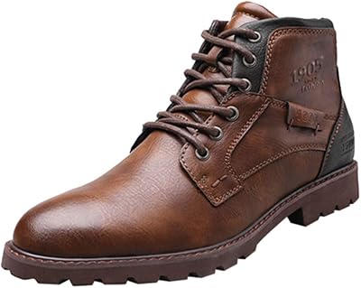 Retro men's shoes for men for daily outings, imitation leather, boots.. Shop across boundaries at DIAYTAR NIGERIA and enjoy budget-friendly nationwide delivery within the week.