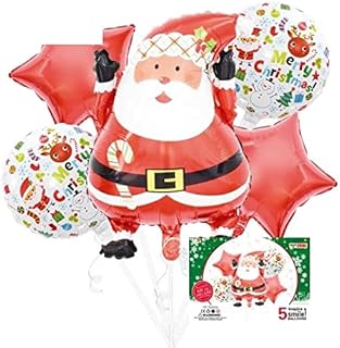BRINGIGS BRAIN STRACK HOLDER CHRISTMAS DOADICATIONS ALUMINUM BALLONS AF OIL PARTY PARTY SUPPLIES AND INTERVENTOR DECORATION (LOT OF 5 - Santa Claus).. DIAYTAR NIGERIA delivers more than expected with our extensive catalog and 5-8 day delivery service.