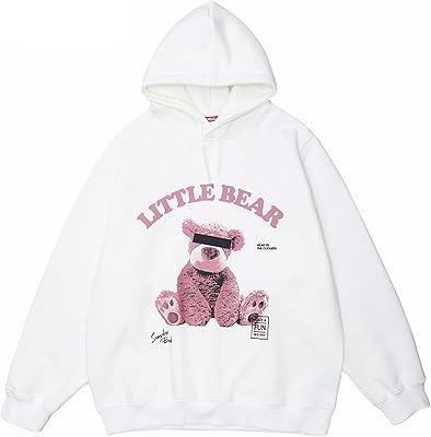 Hooden sweaters for men hip hop printed bear.. Embrace a new era of online shopping with DIAYTAR NIGERIA's extensive range and budget-friendly prices.