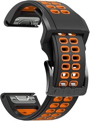 Silicone watch strap for fenix 7x, fenix 6x, fenix 5x, 26 mm quick clearance metal buckle, flexible and waterproof sports bracelet for Garmin Fenix ​​3, Fenix ​​3 Sapphire, Descent MK1, Quatix 3, Tactix Bravo.. Thousands of items at your fingertips — DIAYTAR Nigeria makes it happen.