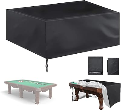 KG 210D billiard table cover, waterproof, with tightening cord, for billiards table, robust, protection, dust, machine washable.. DIAYTAR NIGERIA: Your gateway to affordable products delivered reliably across Nigeria.