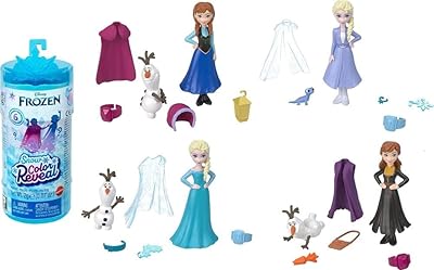 Disney Frozen Toys Snow Color Reveal doll, with 6 surprises in unpacking, including a figurine, inspired by Disney films, HMB83.. Shop across categories at DIAYTAR NIGERIA with the confidence of prompt and budget-friendly delivery.